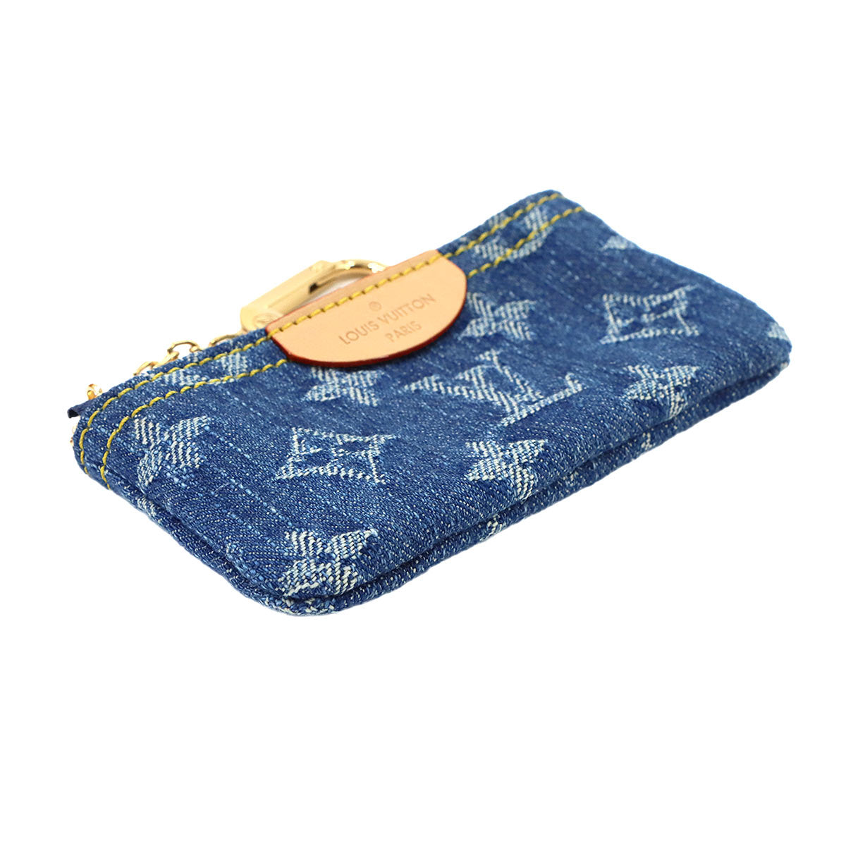 LV Remix Key Pouch Monogram Denim Blue M82961
