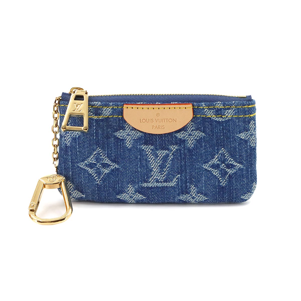 LV Remix Key Pouch Monogram Denim Blue M82961