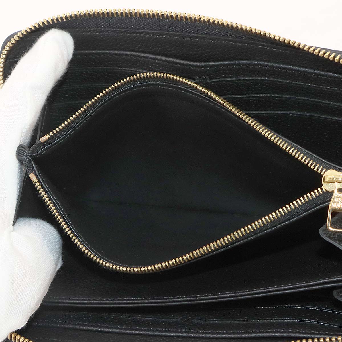 Monogram Empreinte Zippy Wallet Leather Noir M61864