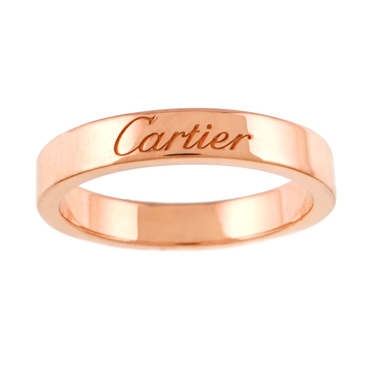C de Ring 18K Pink Gold 750 Size48 4.5(US)