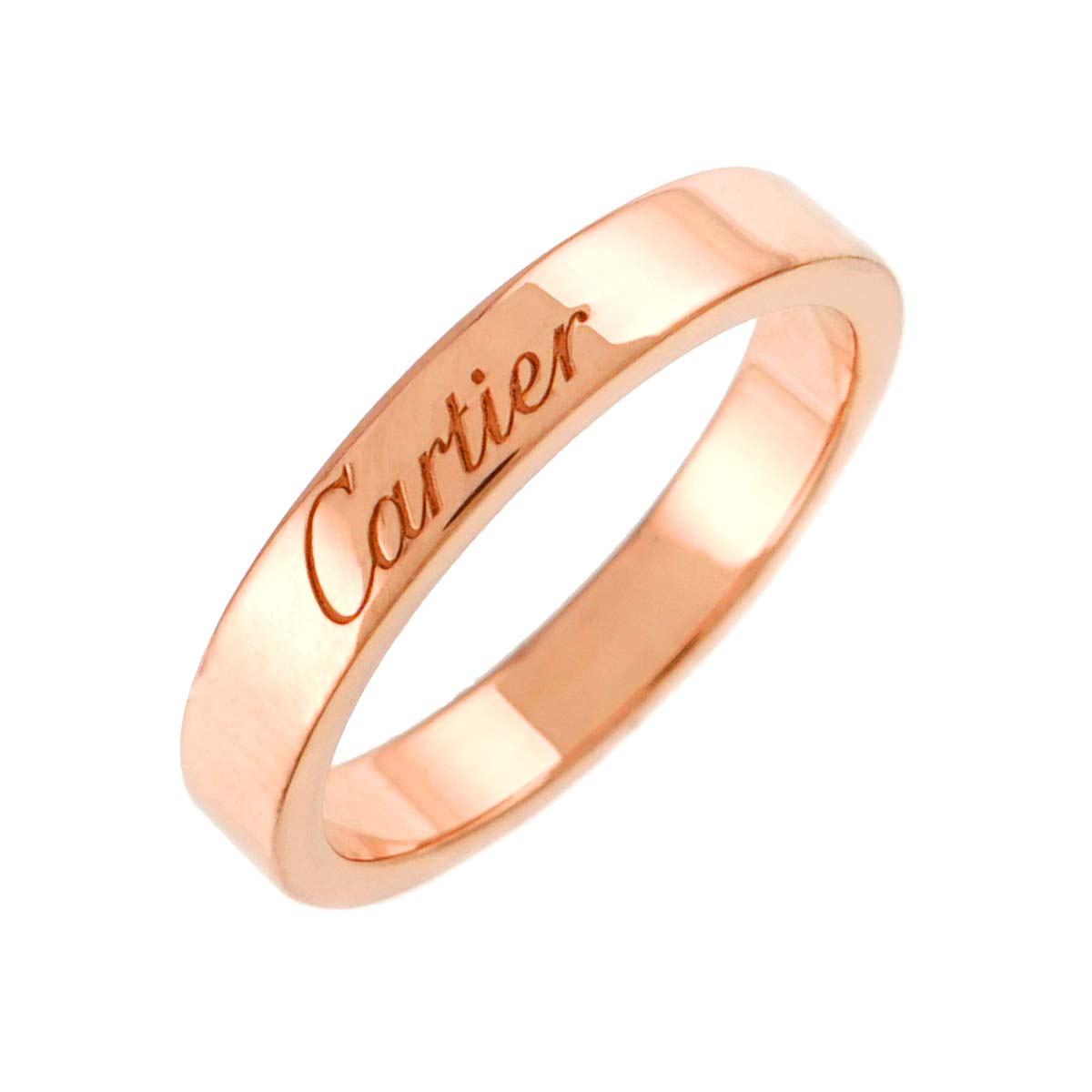C de Ring 18K Pink Gold 750 Size48 4.5(US)