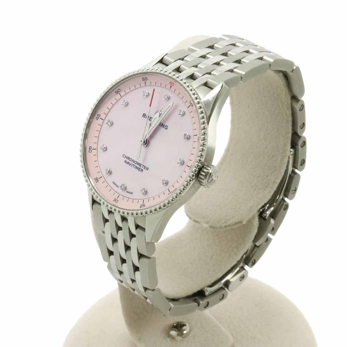 navitimer 32 A77320 Quartz 12P Diamond Ladies Watch