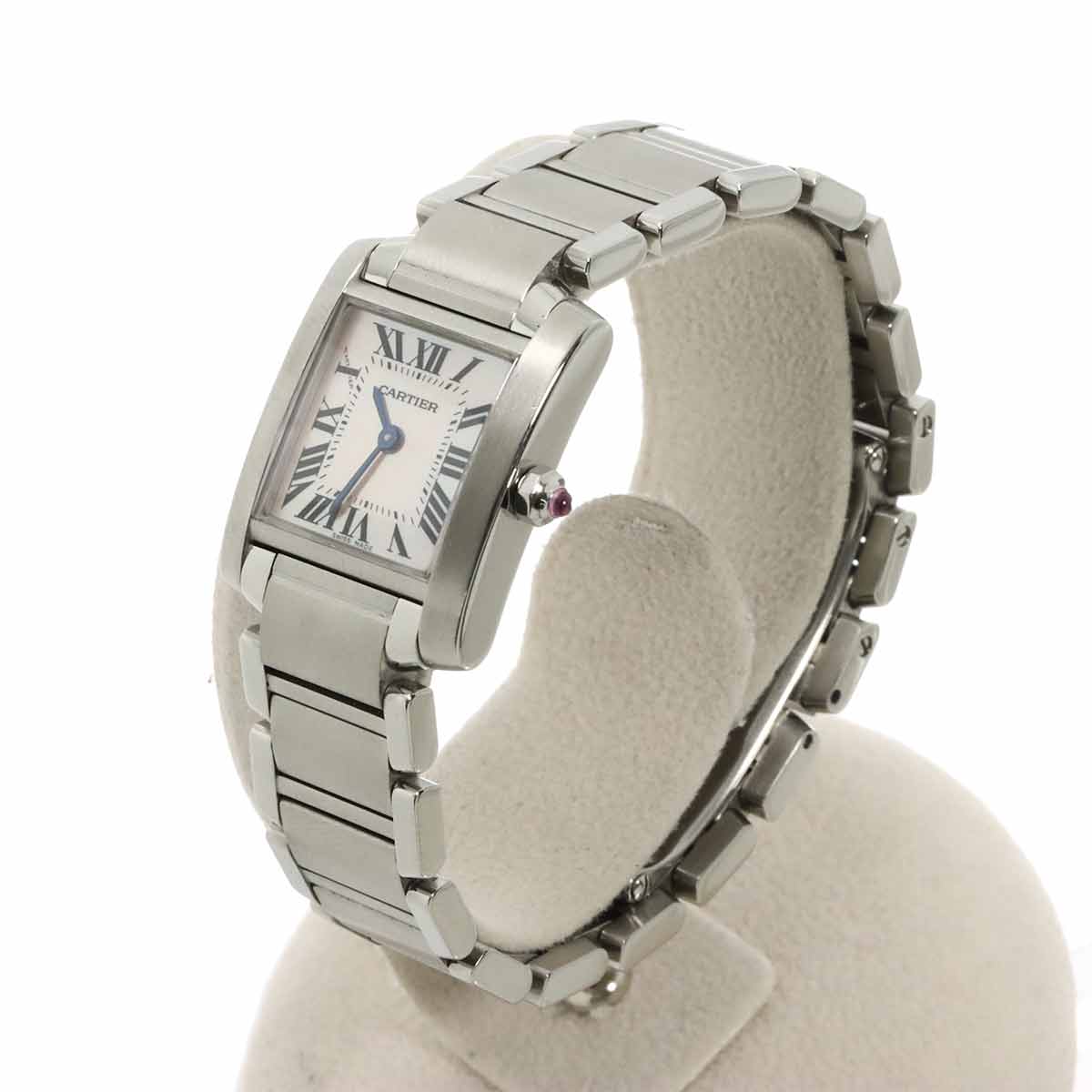 Tank Francaise SM W51028Q3 Quartz Pink Shell Dial Ladies