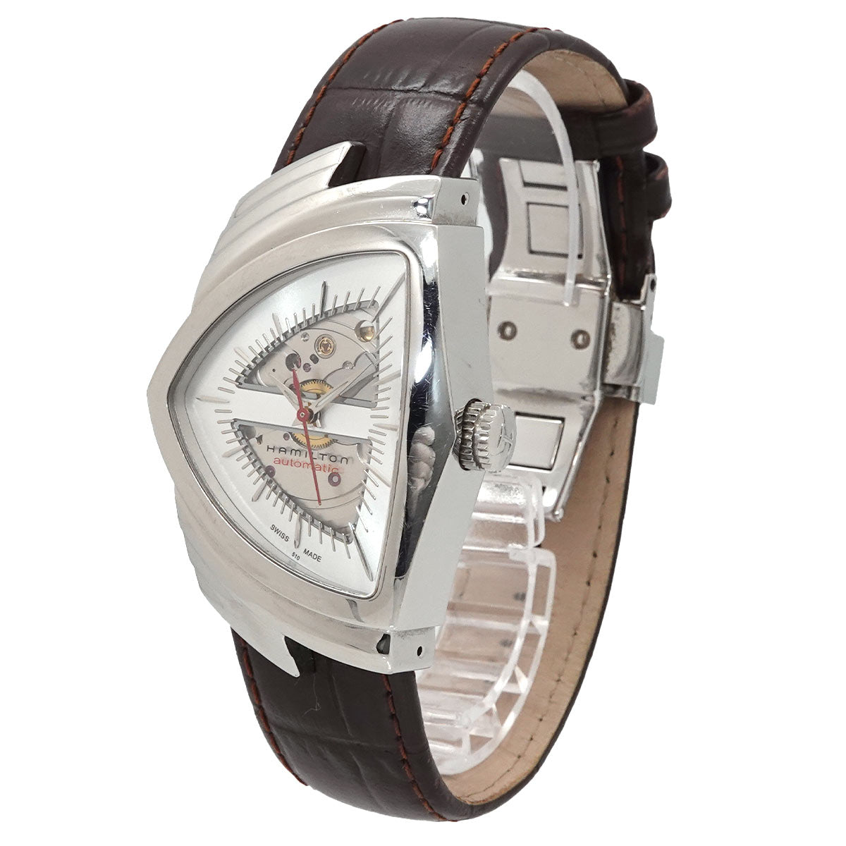 HAMILTON Ventura H245150 Skeleton Automatic Silver Dial Mens