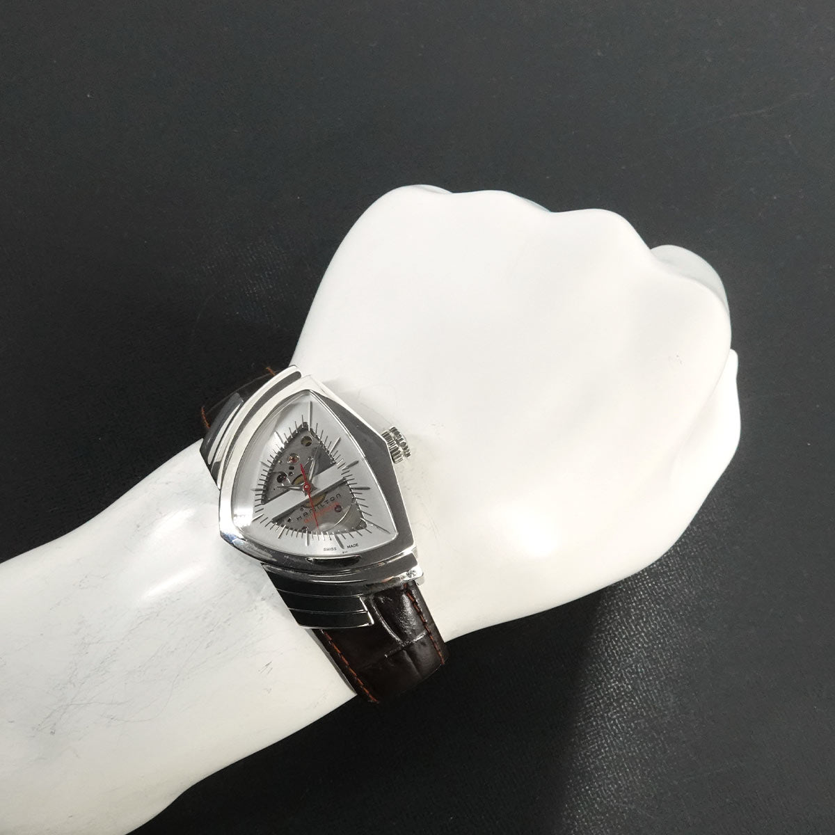 HAMILTON Ventura H245150 Skeleton Automatic Silver Dial Mens