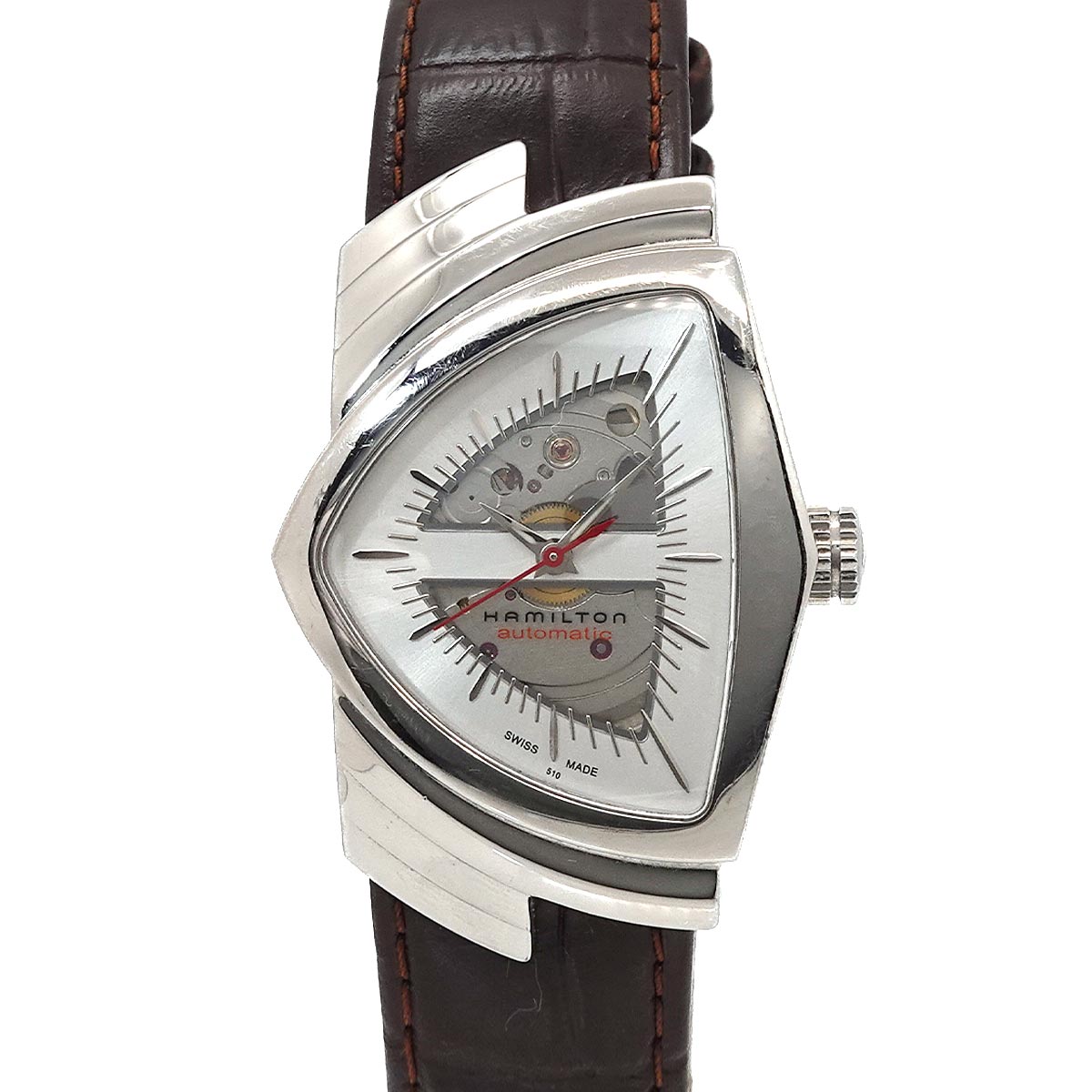 HAMILTON Ventura H245150 Skeleton Automatic Silver Dial Mens