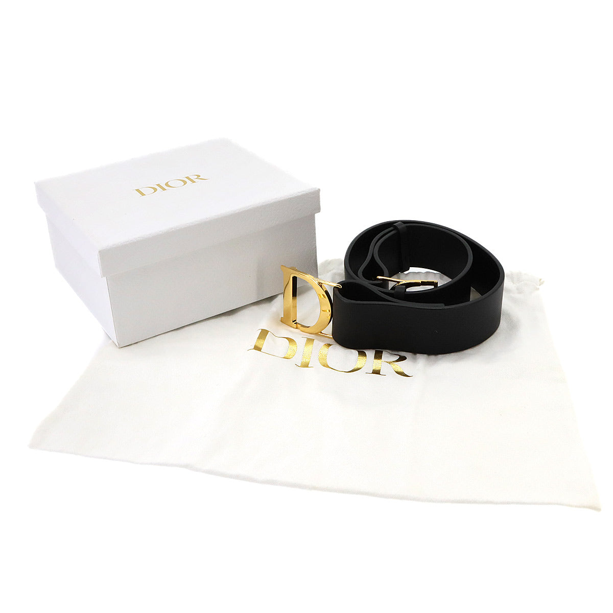 30 Montaigne Belt Leather Black