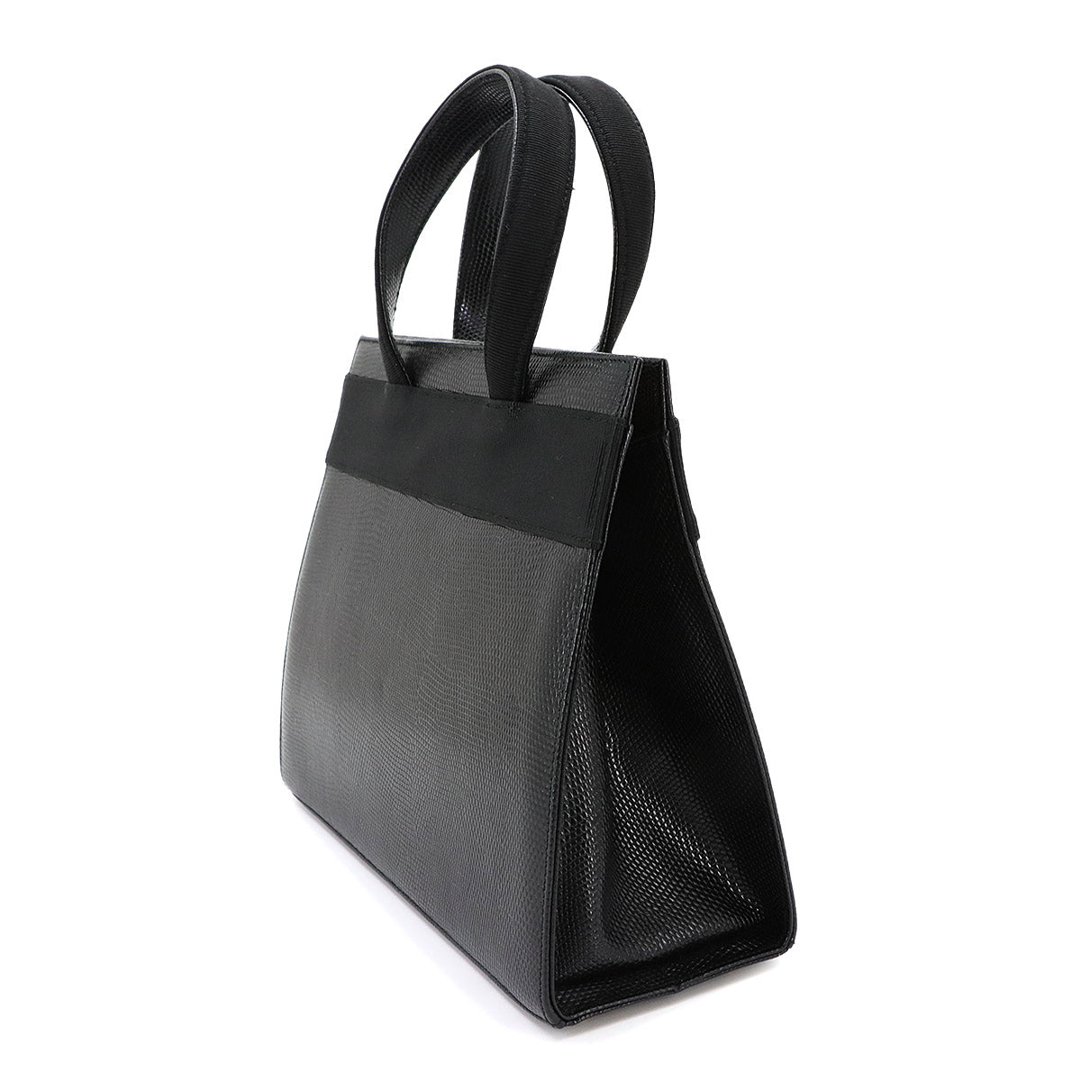 Vara 2way Hand Shoulder Bag Leather Black Purse