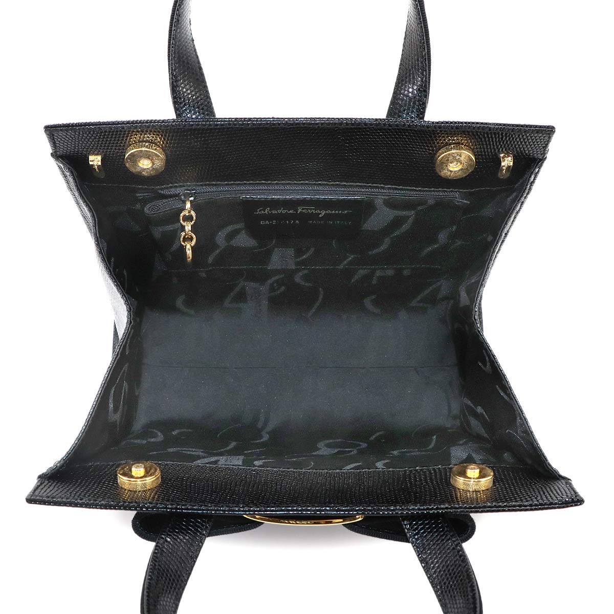 Vara 2way Hand Shoulder Bag Leather Black Purse