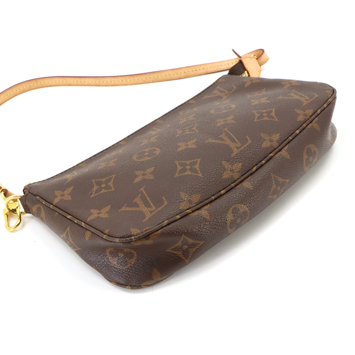 Monogram Pochette Accessoires Hand Bag Pouch Brown M40712