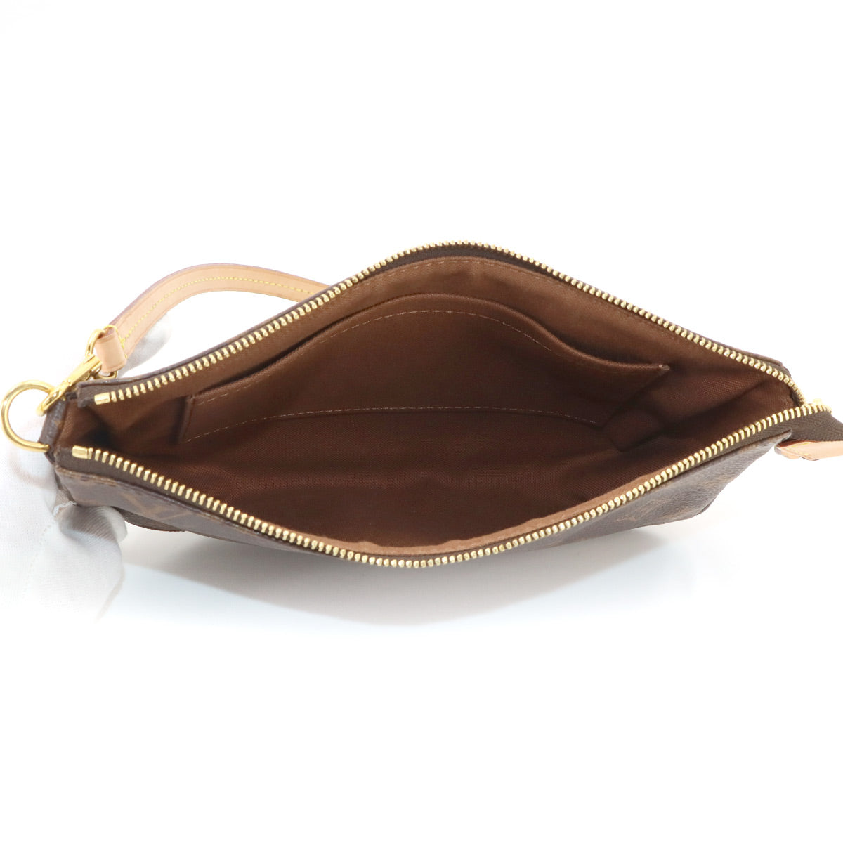 Monogram Pochette Accessoires Hand Bag Pouch Brown M40712