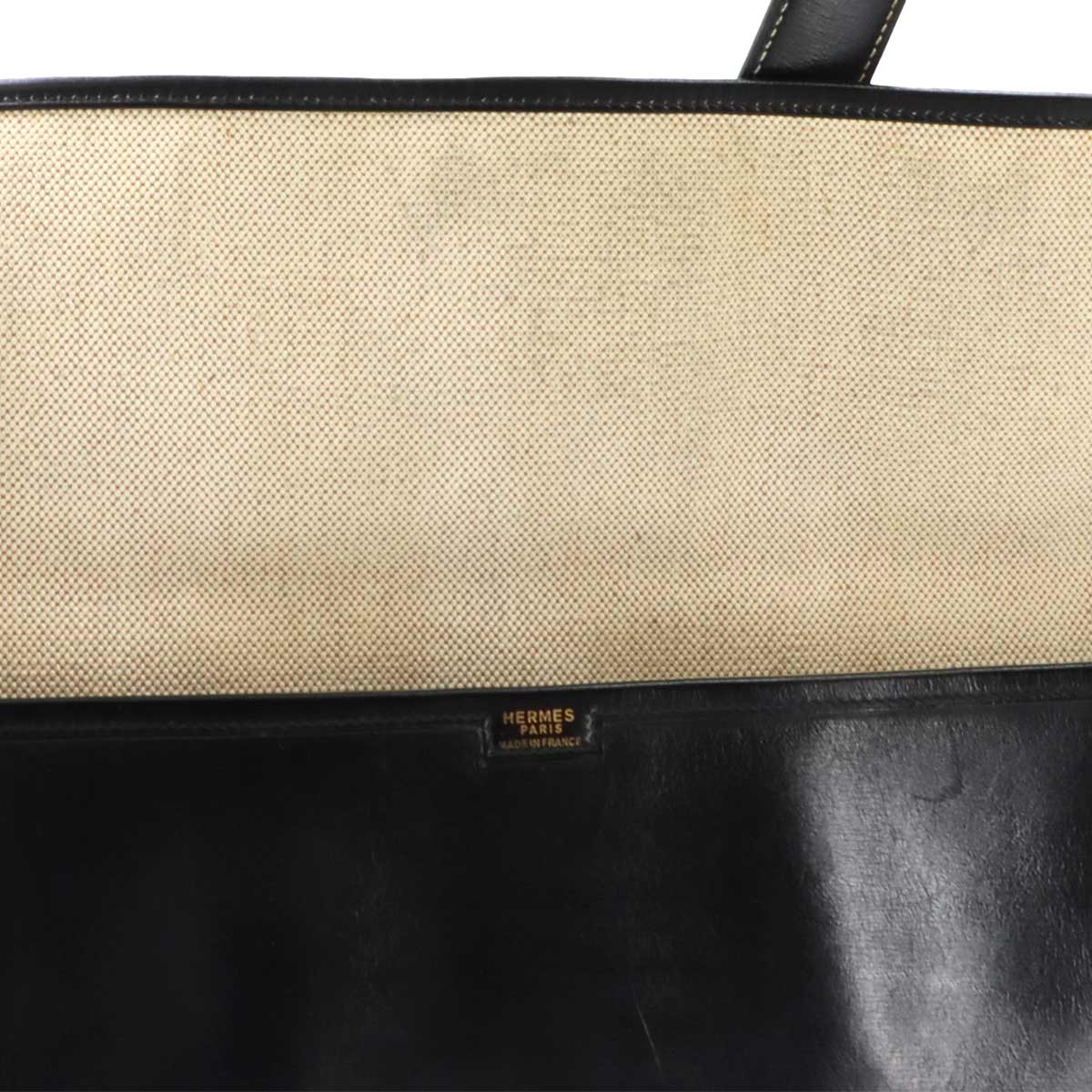 Jige GM Clutch Bag Box Calf Leather Black Purse