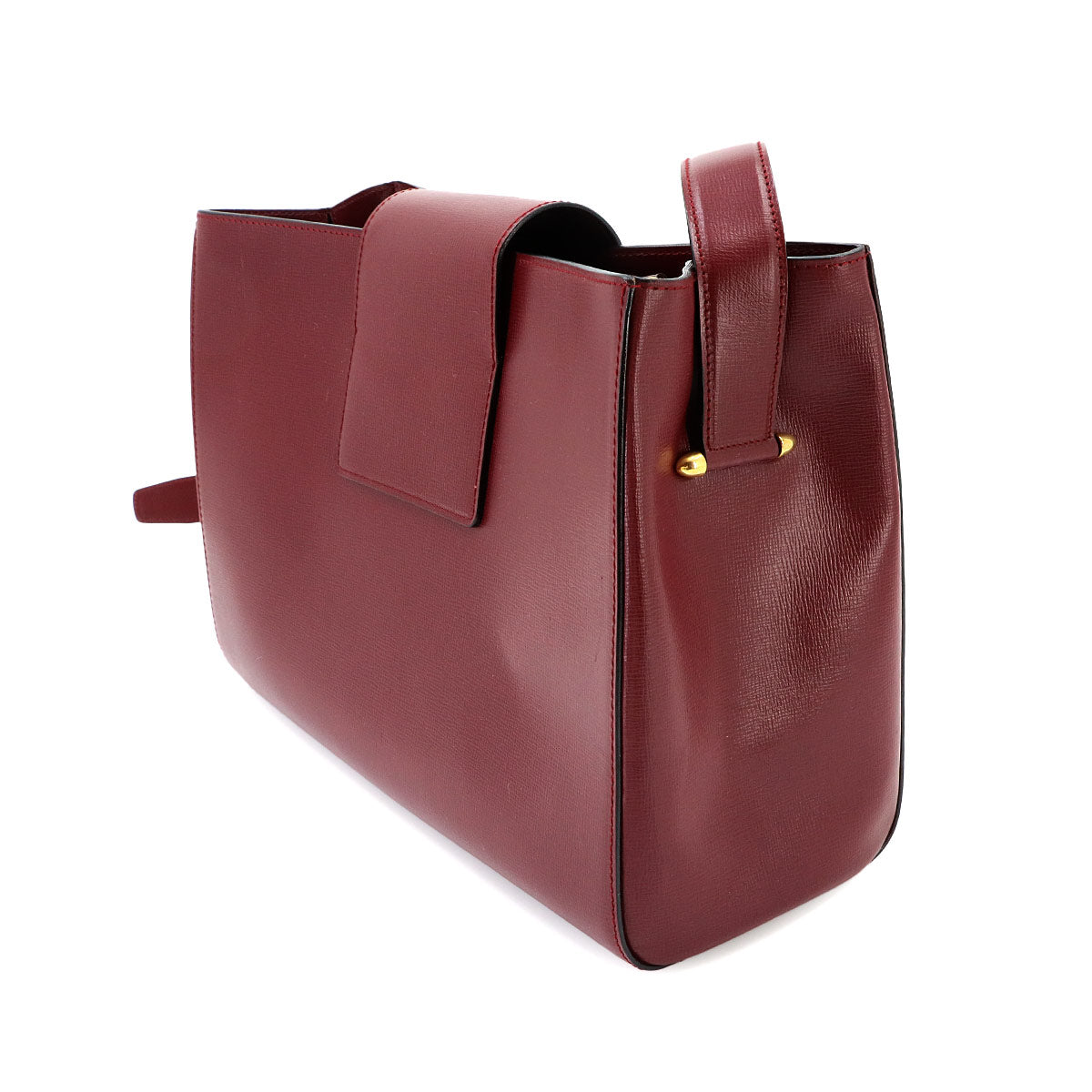 Must Line Shoulder Bag Leather Bordeaux Purse