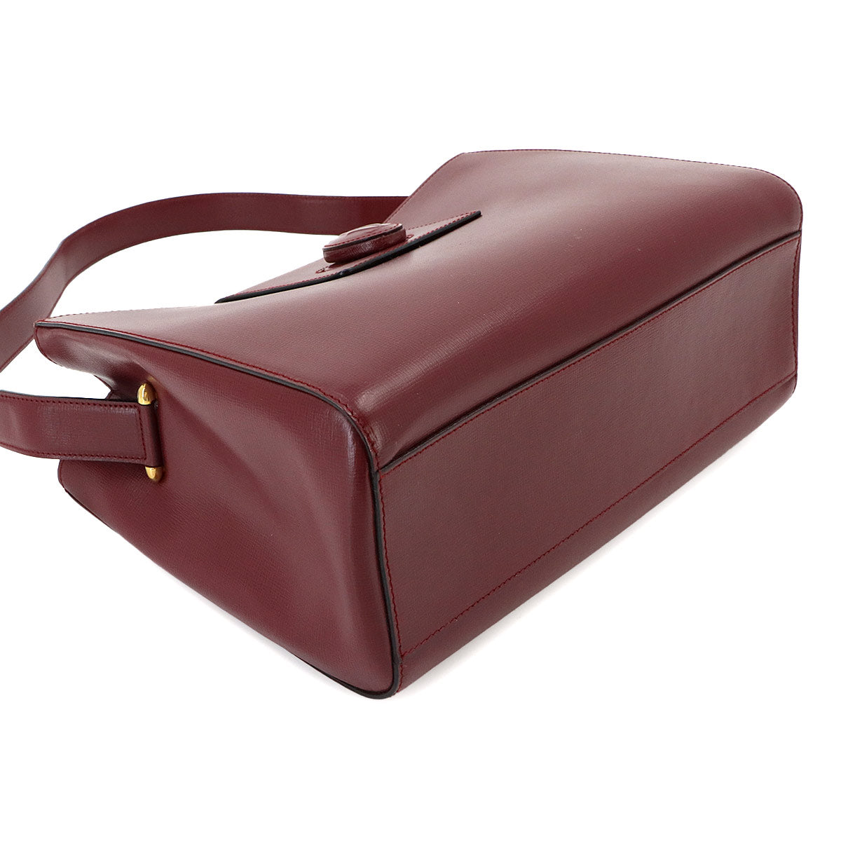 Must Line Shoulder Bag Leather Bordeaux Purse