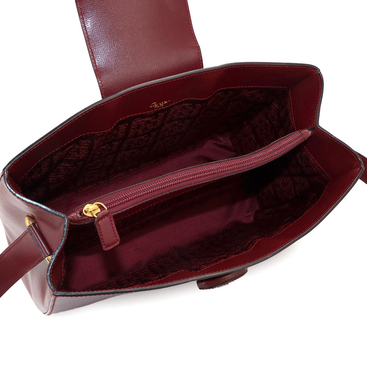 Must Line Shoulder Bag Leather Bordeaux Purse