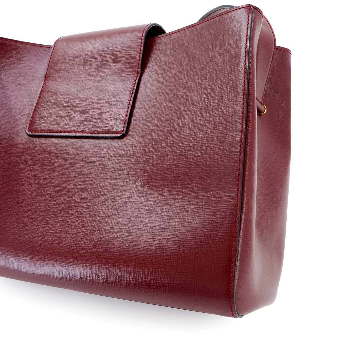 Must Line Shoulder Bag Leather Bordeaux Purse