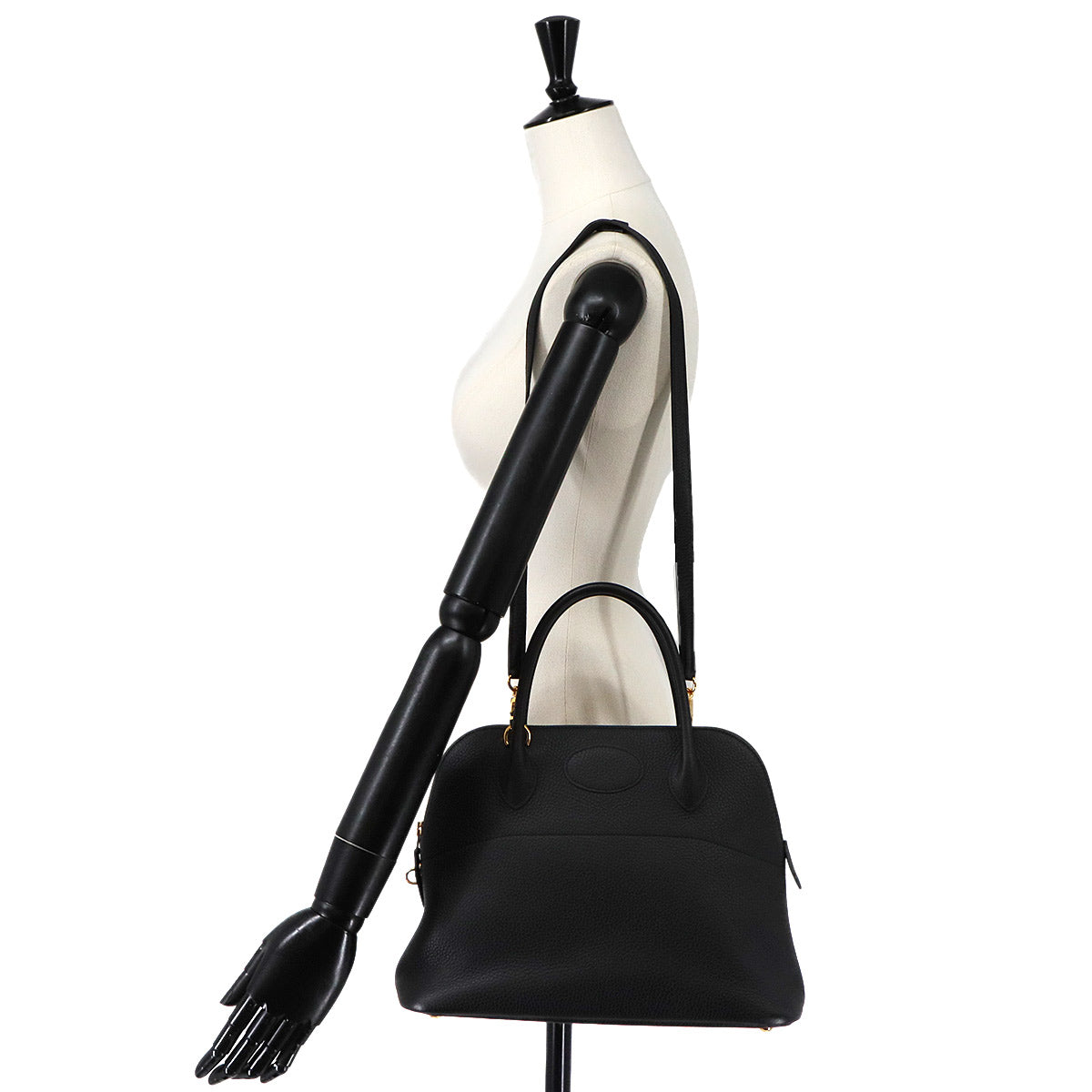 Bolide 31 2way Hand Shoulder Bag Taurillon Clemence Black