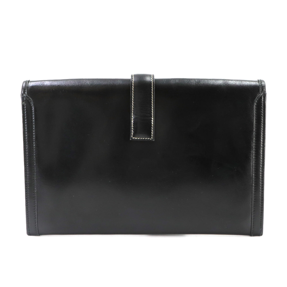 Jige PM Clutch Bag Box Calf Black Purse