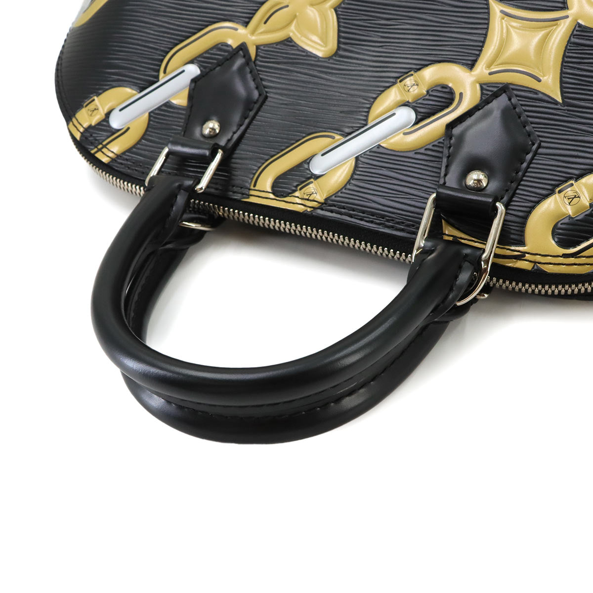 Epi Alma BB Hand Bag Leather Noir Black M42482 Purse