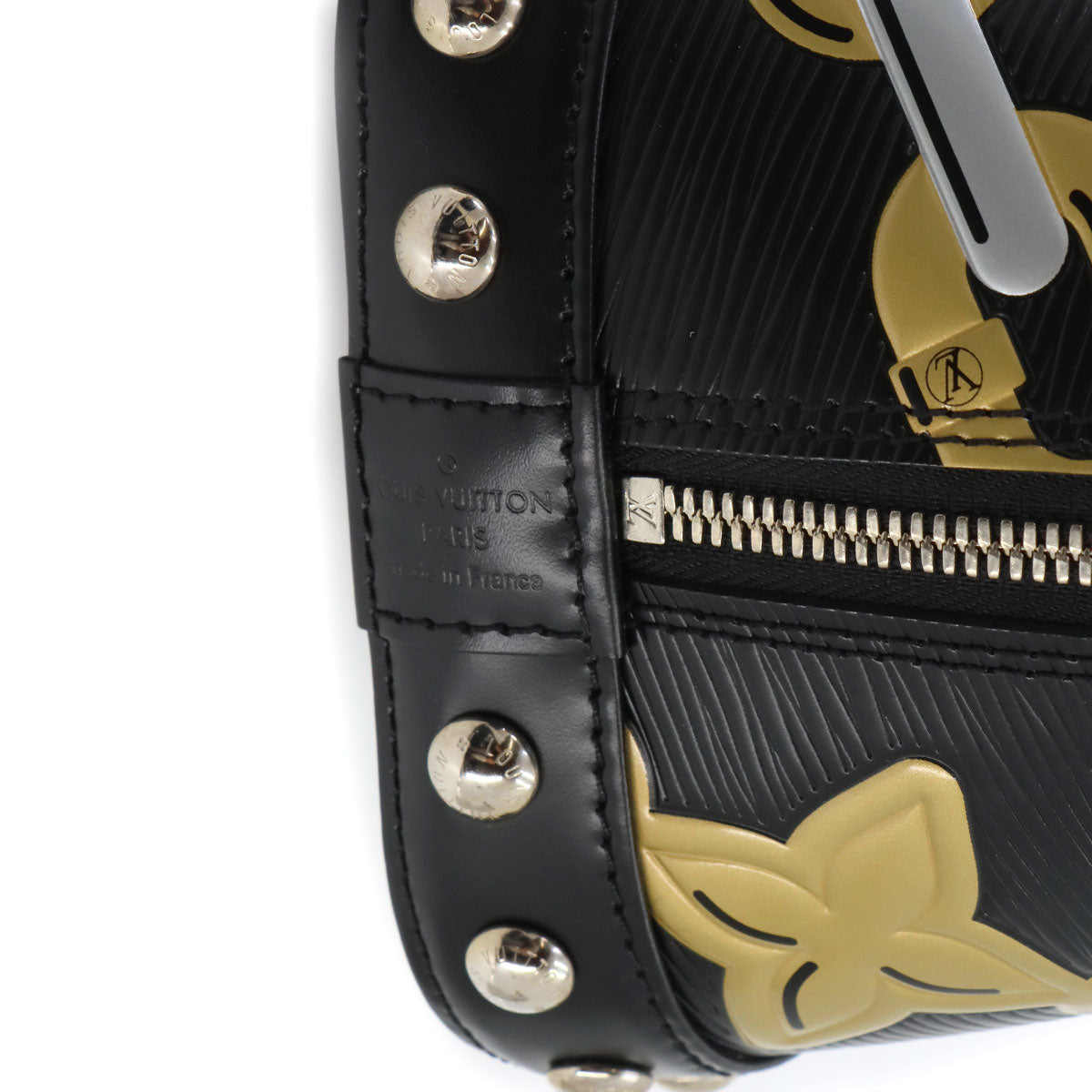 Epi Alma BB Hand Bag Leather Noir Black M42482 Purse