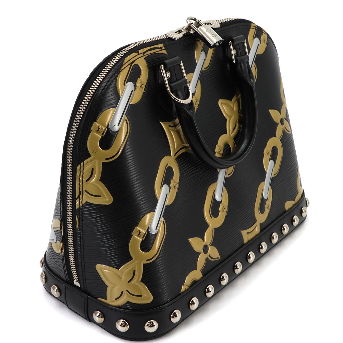 Epi Alma BB Hand Bag Leather Noir Black M42482 Purse