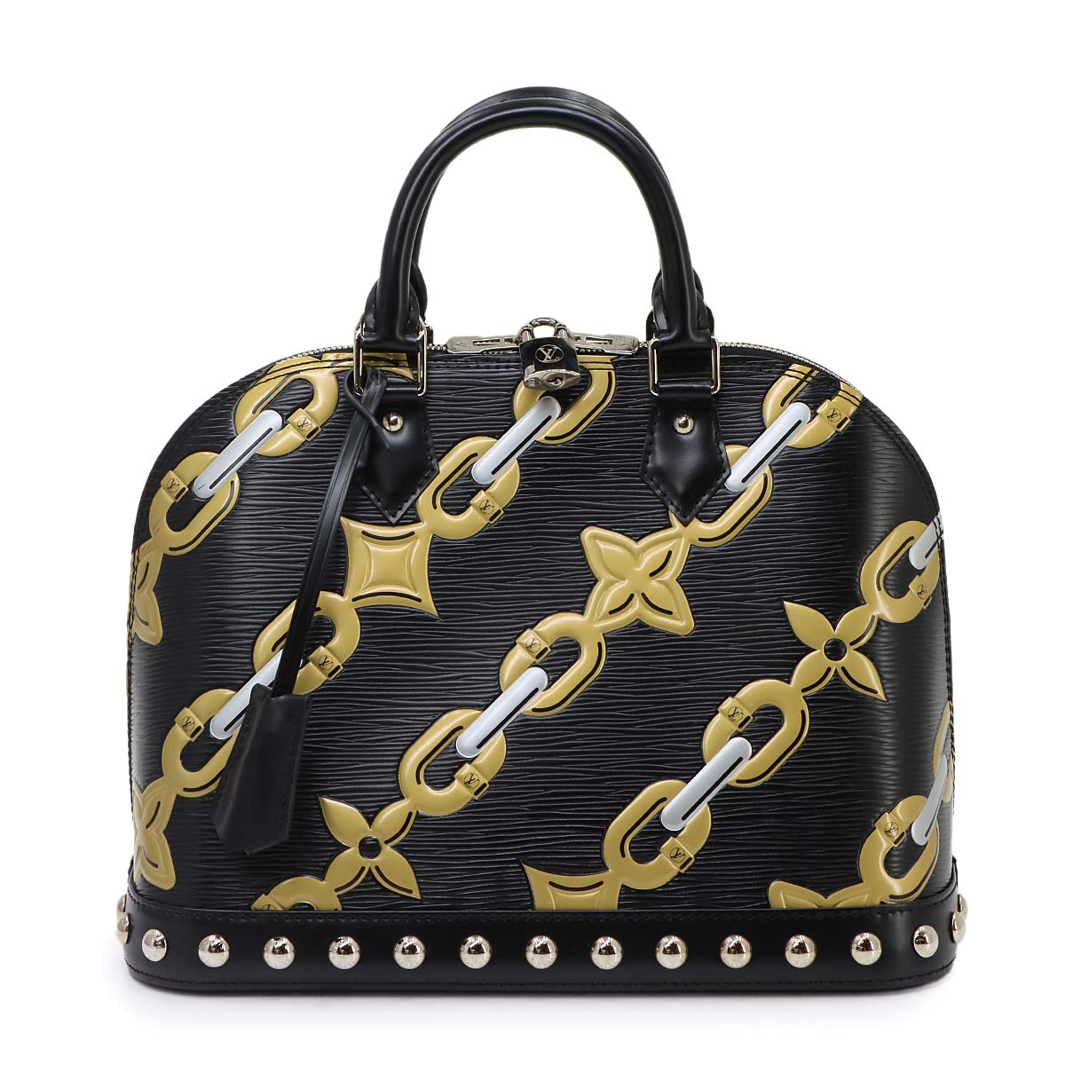 Epi Alma BB Hand Bag Leather Noir Black M42482 Purse