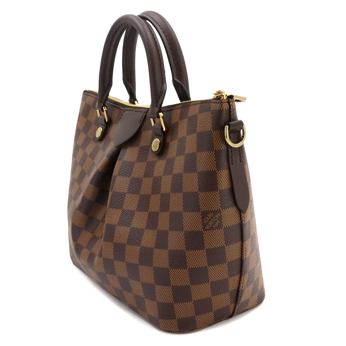 Damier Siena PM Hand Shoulder Bag Ebene Brown N41545