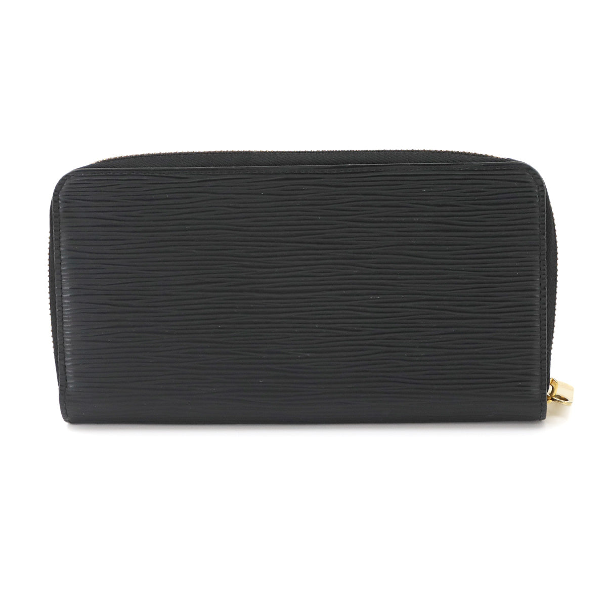 Epi Zippy Wallet Leather Noir M68755 Black Purse