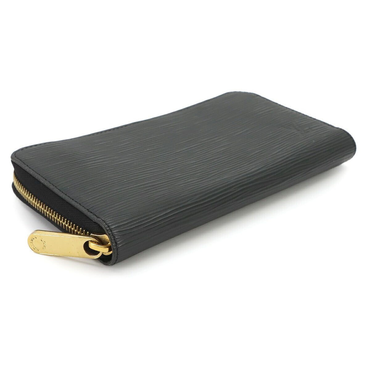 Epi Zippy Wallet Leather Noir M68755 Black Purse