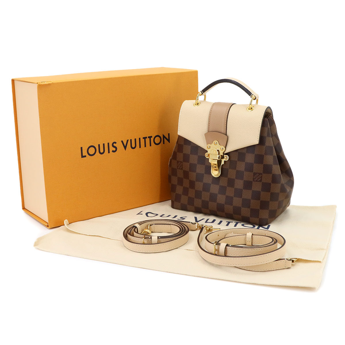 Damier Soho Backpack Ebene Brown N51132 Purse