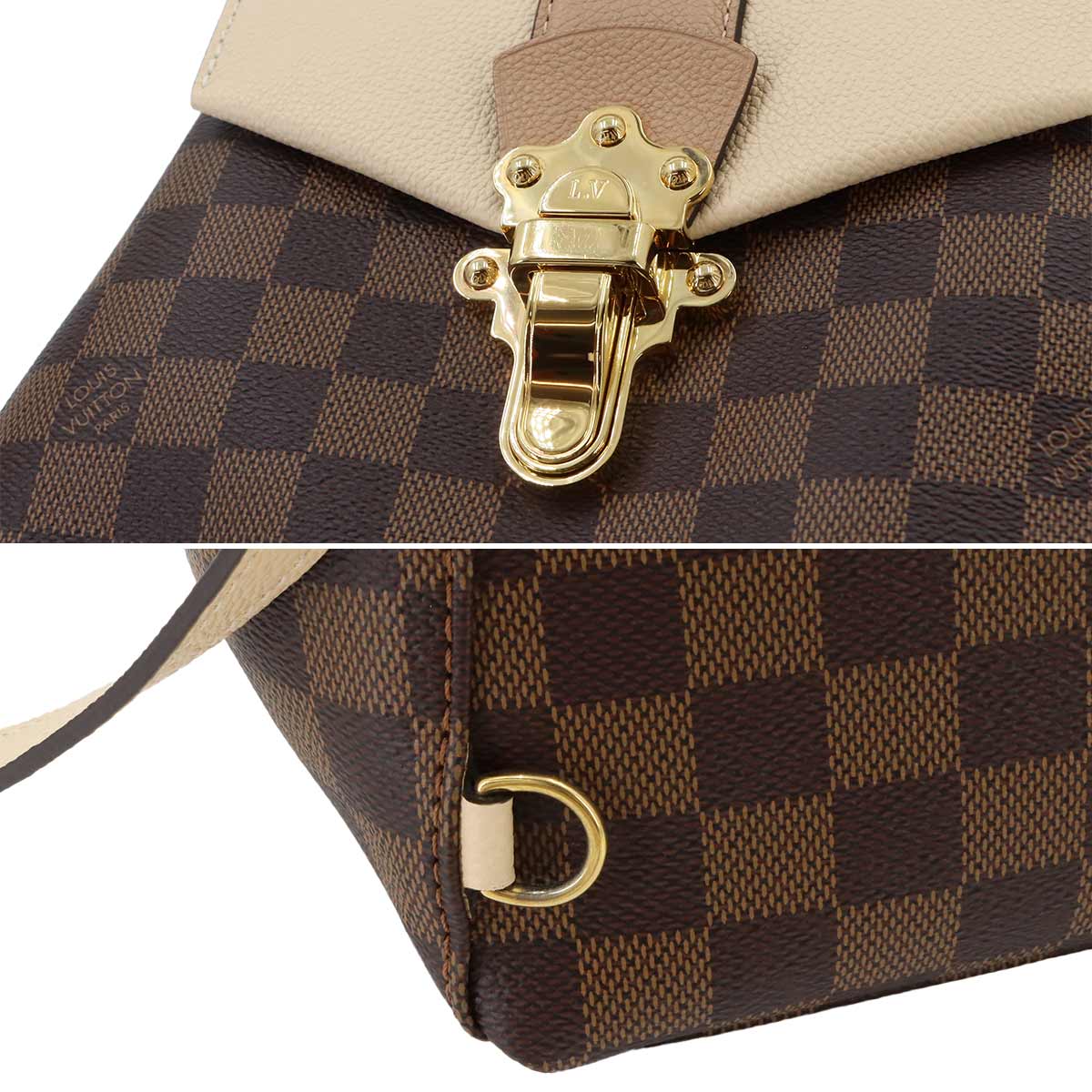 Damier Soho Backpack Ebene Brown N51132 Purse