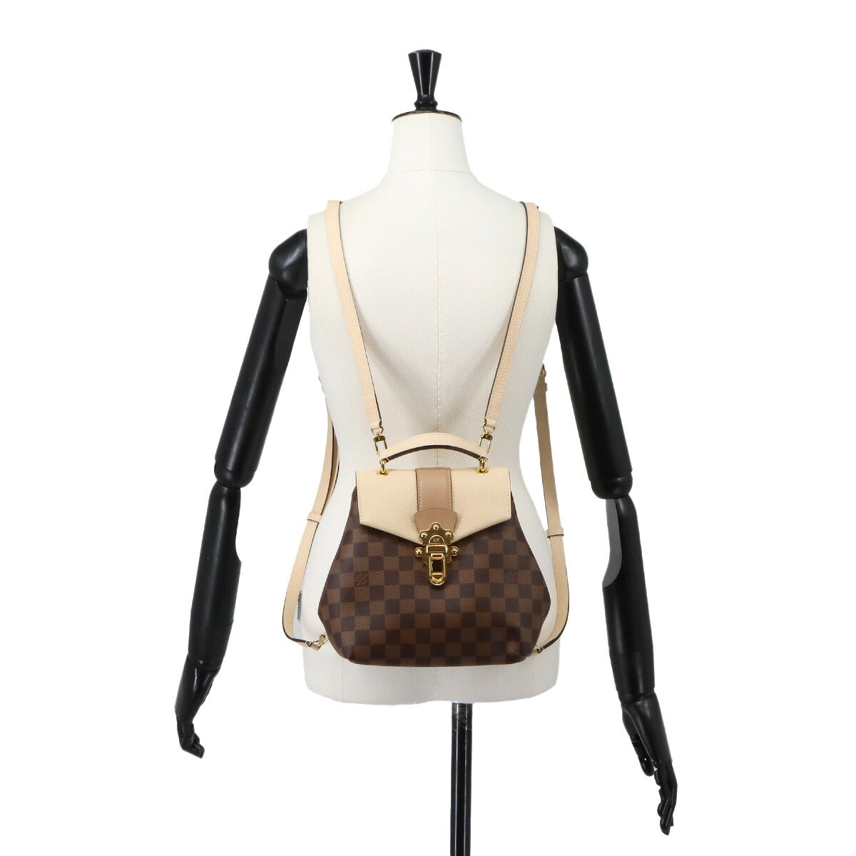 Damier Soho Backpack Ebene Brown N51132 Purse