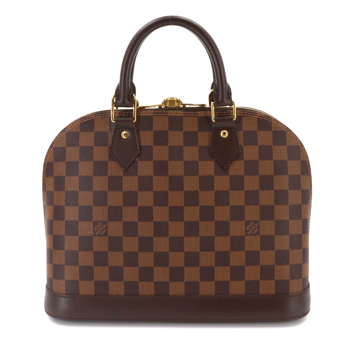 Damier Alma PM Hand Bag Ebene Brown N53151 Purse