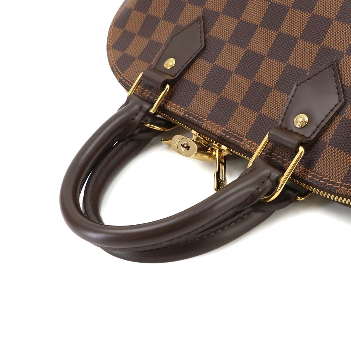 Damier Alma PM Hand Bag Ebene Brown N53151 Purse
