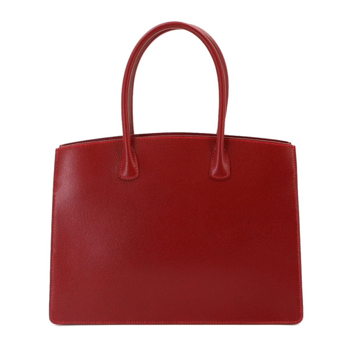 White Bass PM Tote Bag Graine lisse leather Red Purse