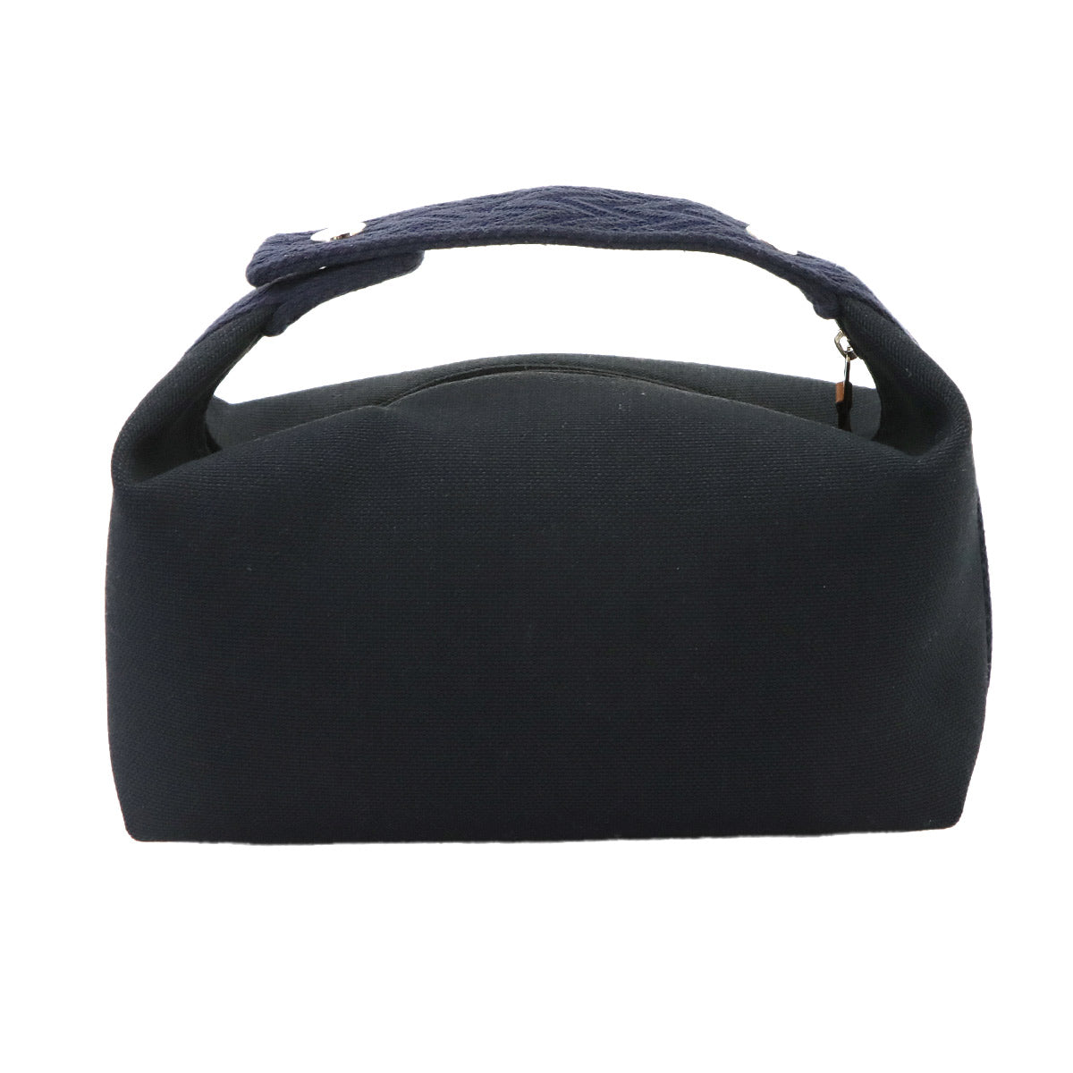 Bride a Brac PM Hand Bag Toile H Black Navy Pouch