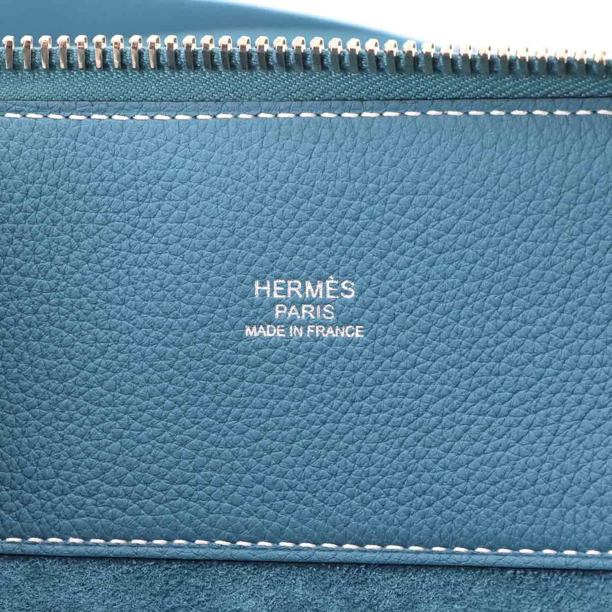 Bolide Messenger Shoulder Bag Togo New Blue Jean Purse