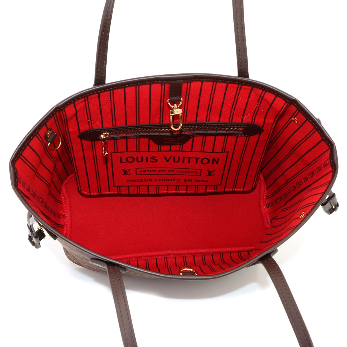 Damier Neverfull PM Tote Bag Ebene N40600 Purse