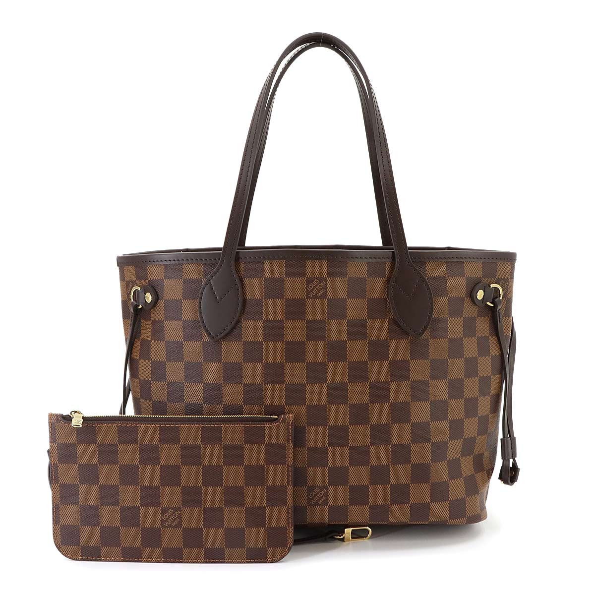 Damier Neverfull PM Tote Bag Ebene N40600 Purse