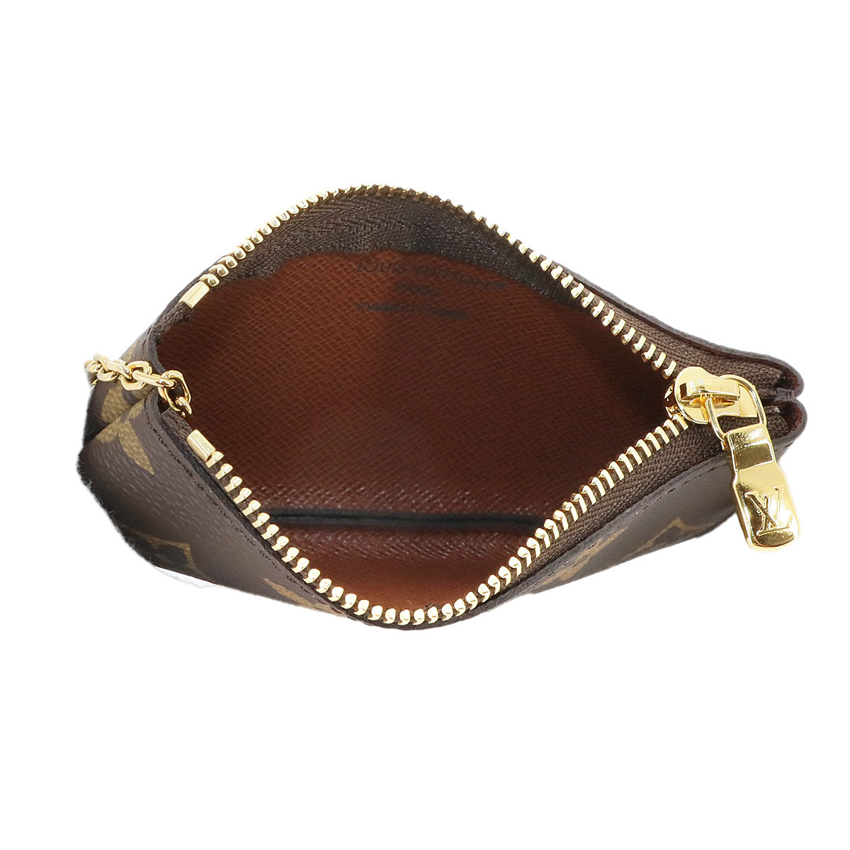 Monogram Pochette Cles Coin Case Purse Brown M62650