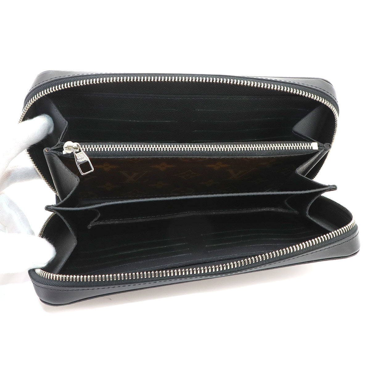 Monogram Macassar Zippy XL Wallet Brown M61506 Purse