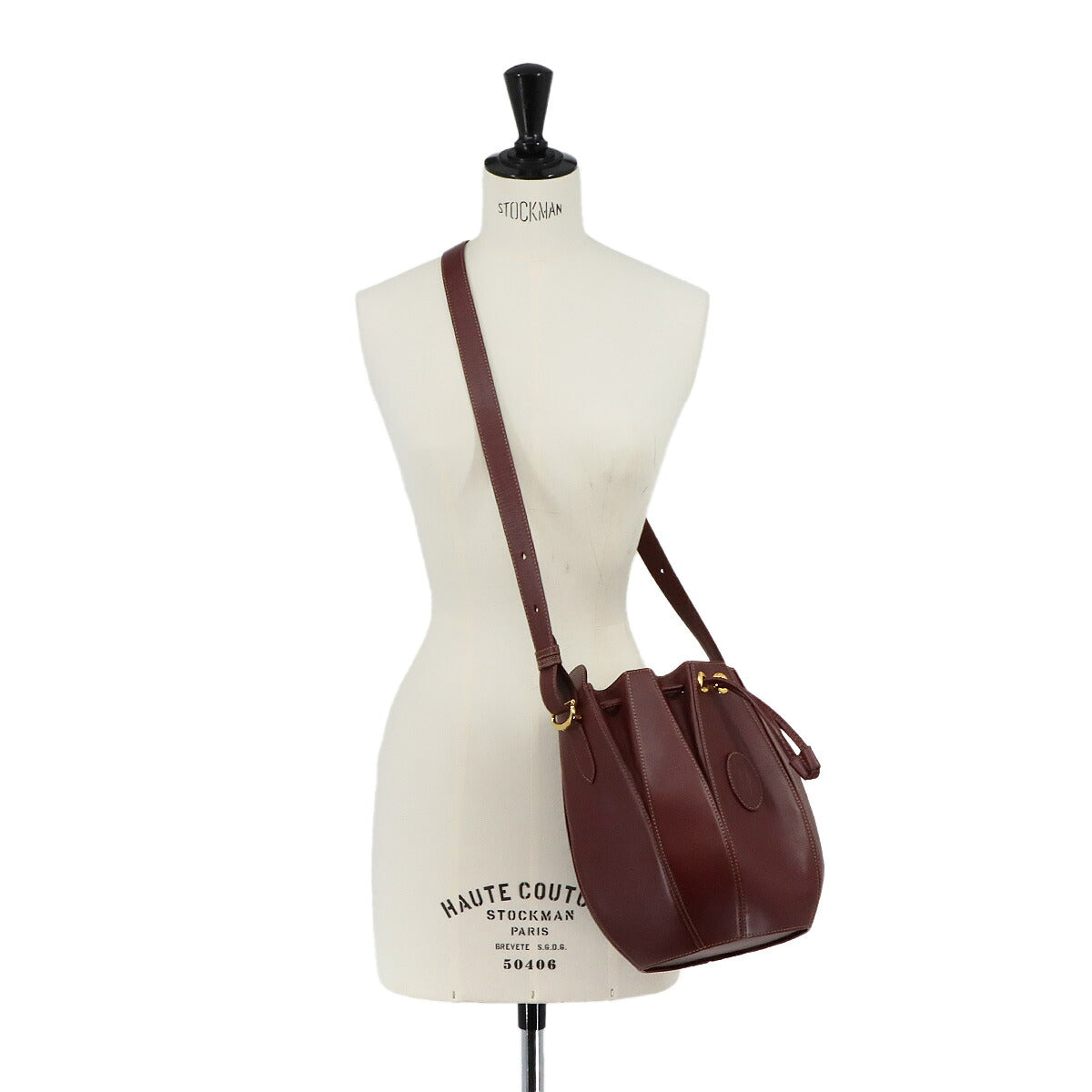 Must Line Shoulder Bag Leather Bordeaux Purse