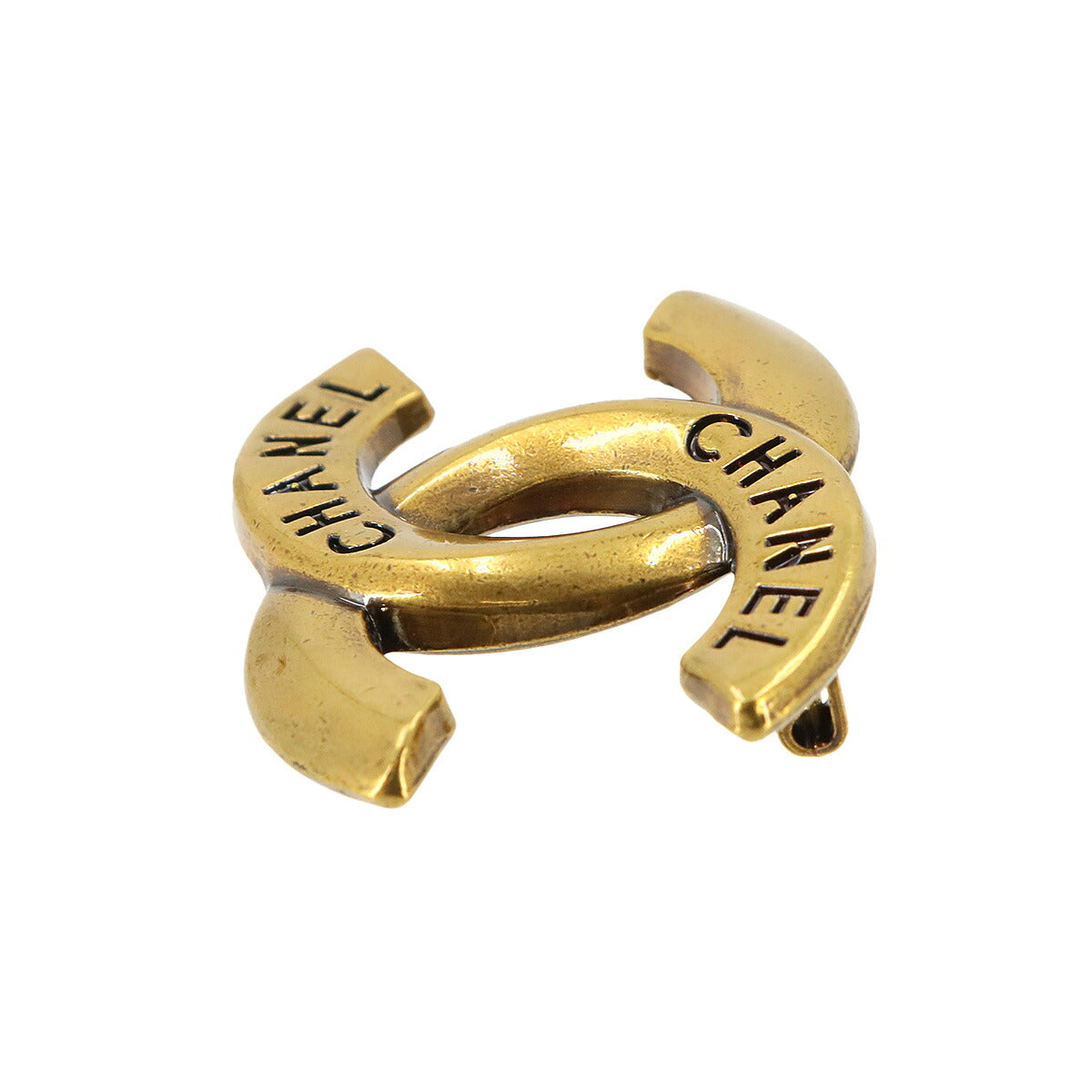 CHANEL Coco Mark Brooch Gold B21K Accessory