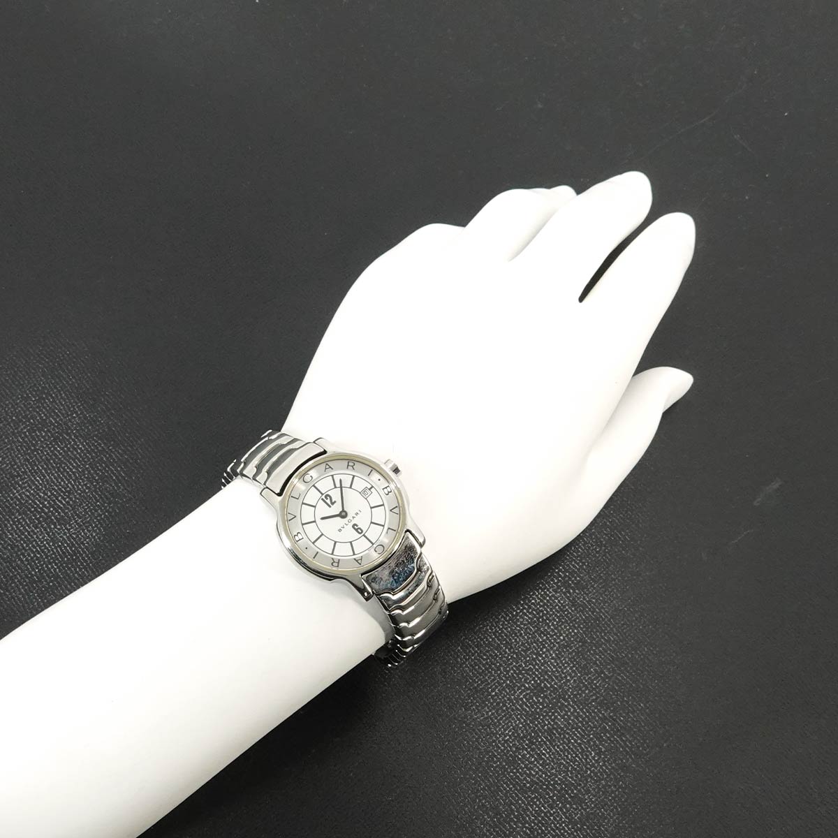 Solo tempo ST29S Date Quartz White Dial Ladies Watch