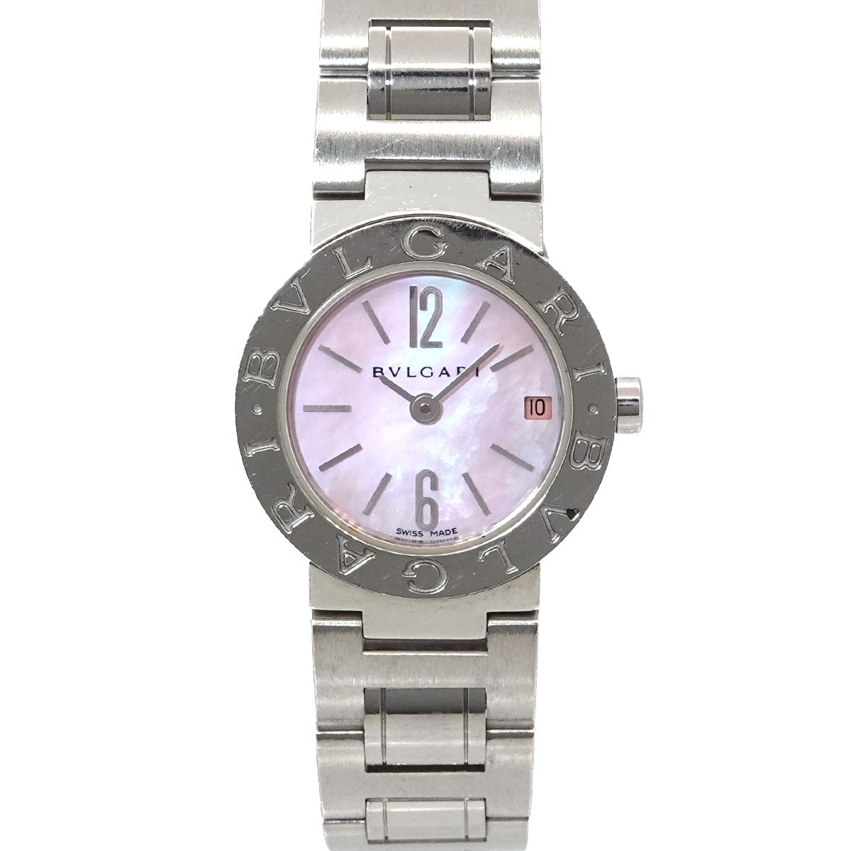 BVLGARIBVLGARI BB23SS Quartz Pink Shell Dial Ladies