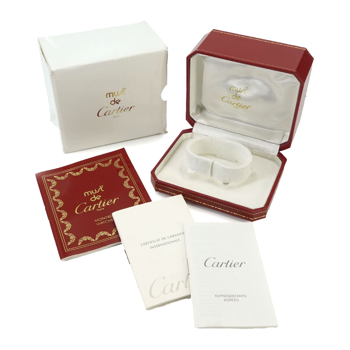 Must Ronde Vermeil W1009143 White Dial Silver 925 Ladies Watch