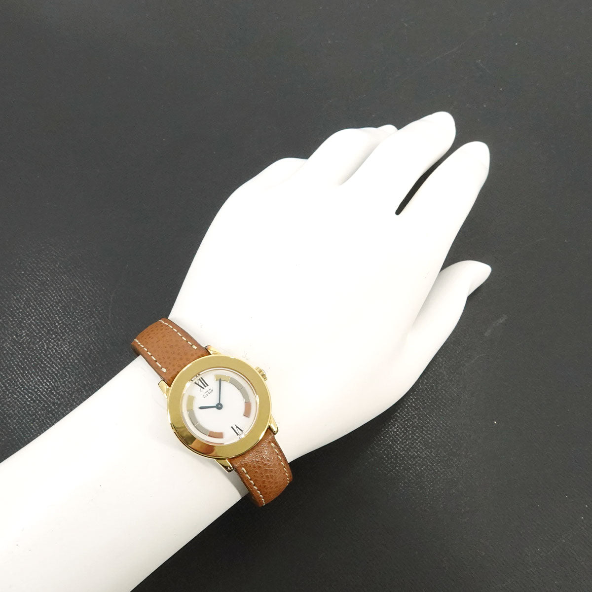 Must Ronde Vermeil W1009143 White Dial Silver 925 Ladies Watch