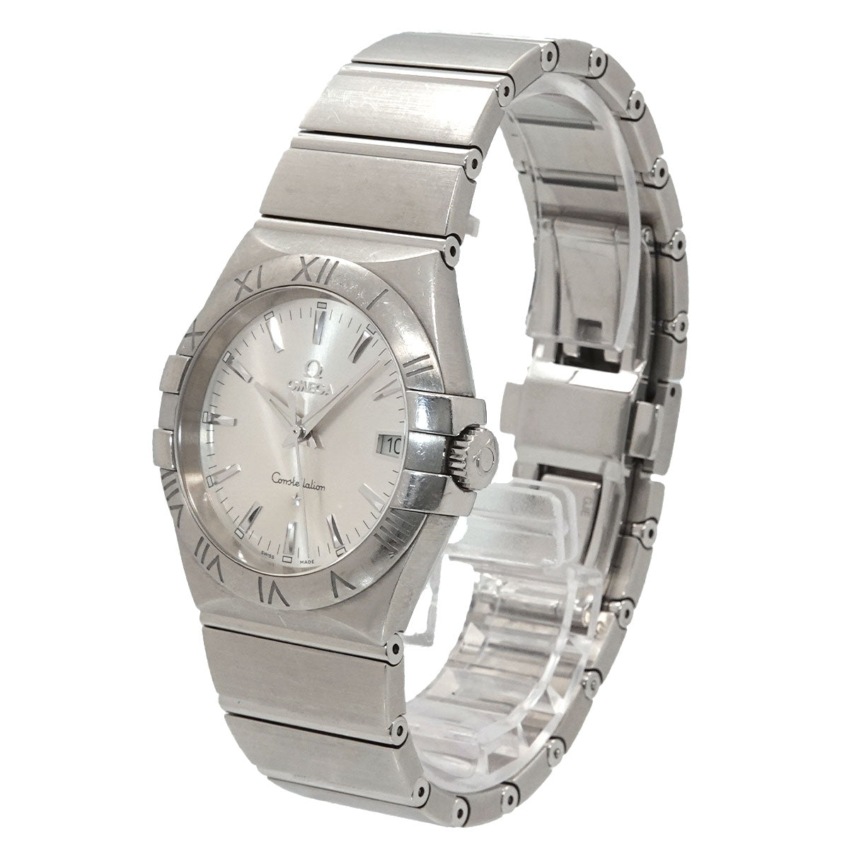 Constellation 123 10 35 60 02 001 Date Silver Dial Mens Watch