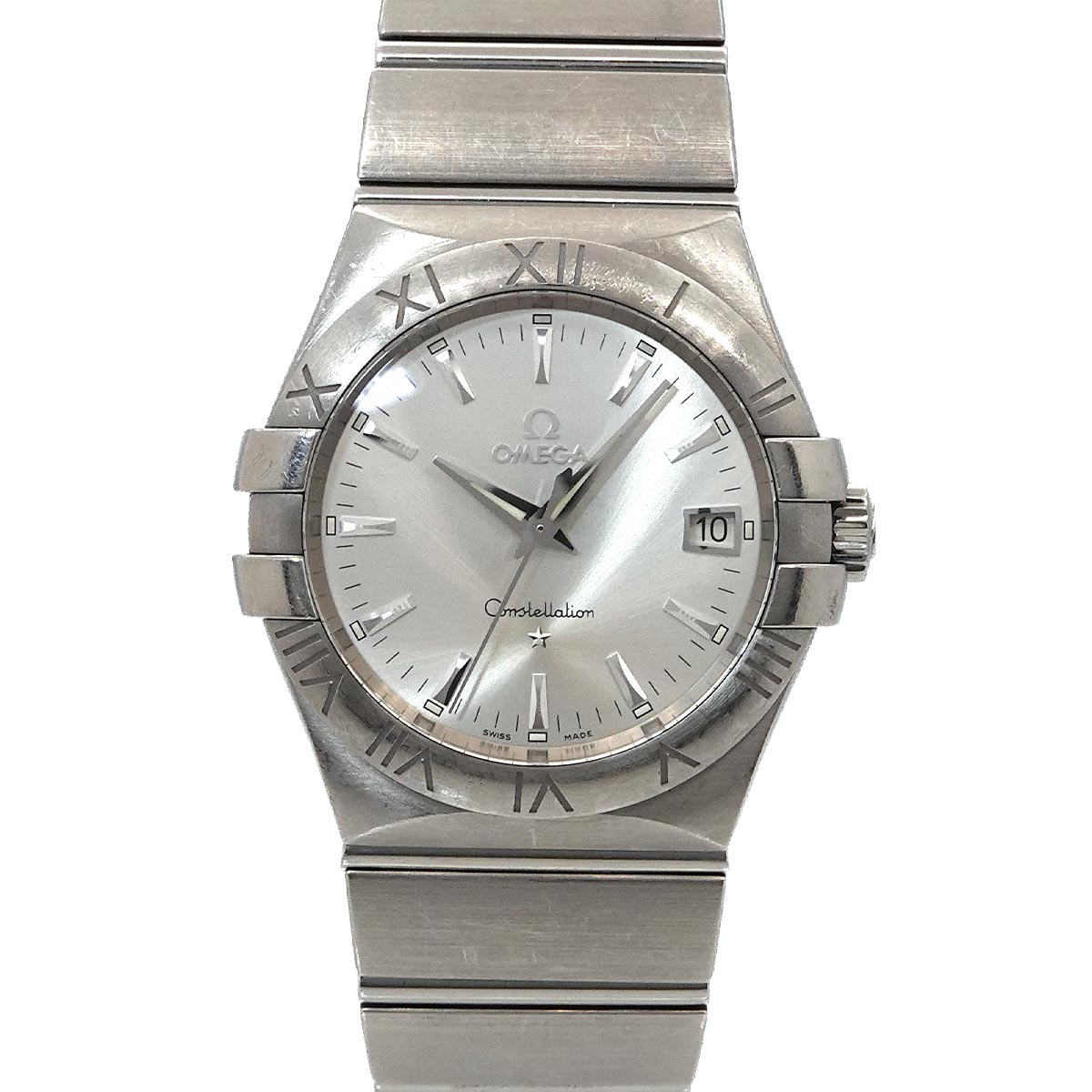 Constellation 123 10 35 60 02 001 Date Silver Dial Mens Watch