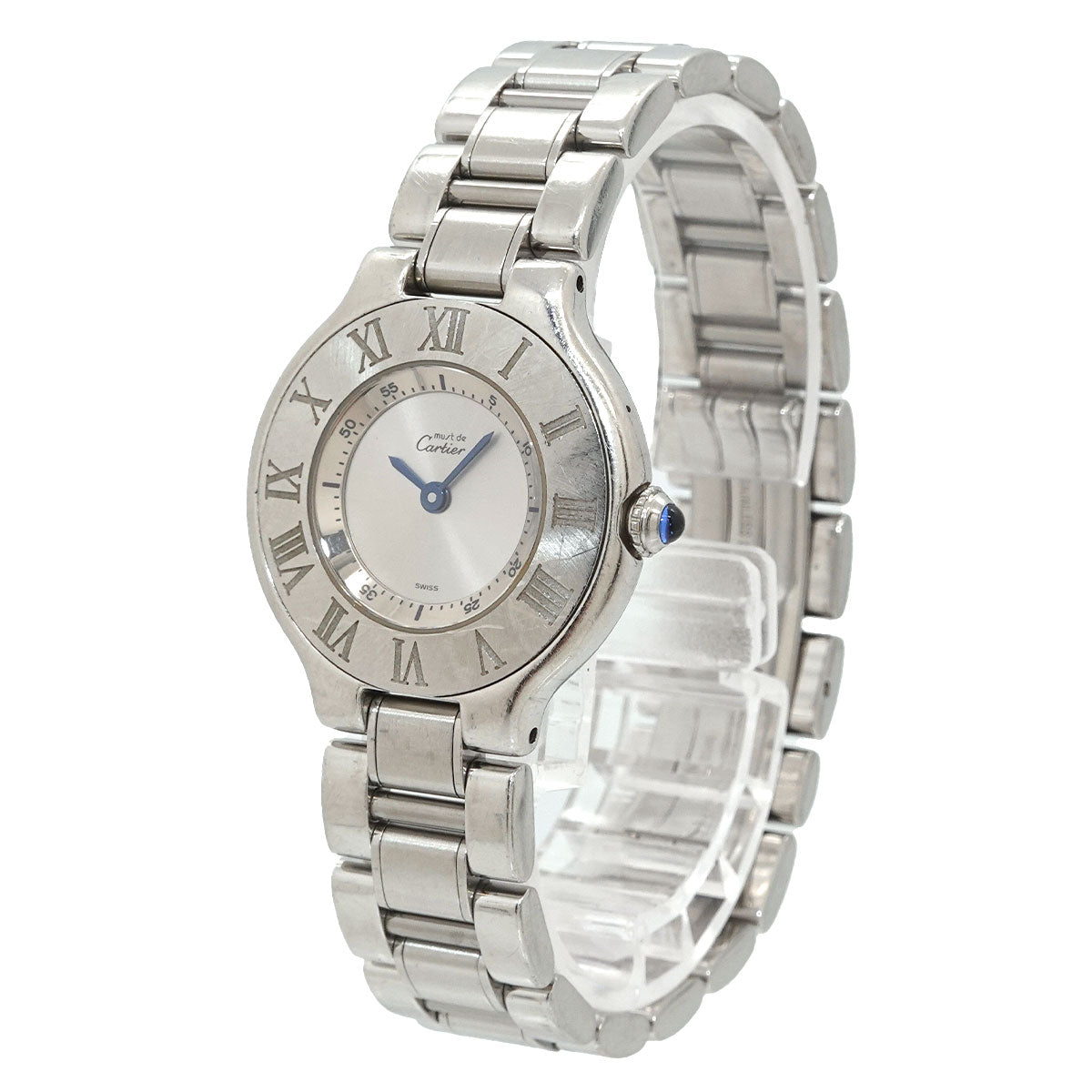 Must 21 W10109T2 Quartz Silver Dial Ladies Watch
